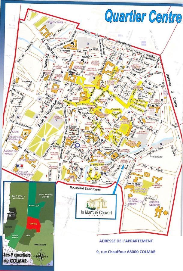 Appartements Chauffour - Colmar Centre Екстериор снимка